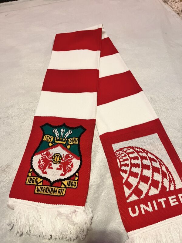 Wrexham United Airlines Scarf for sale on Ebay