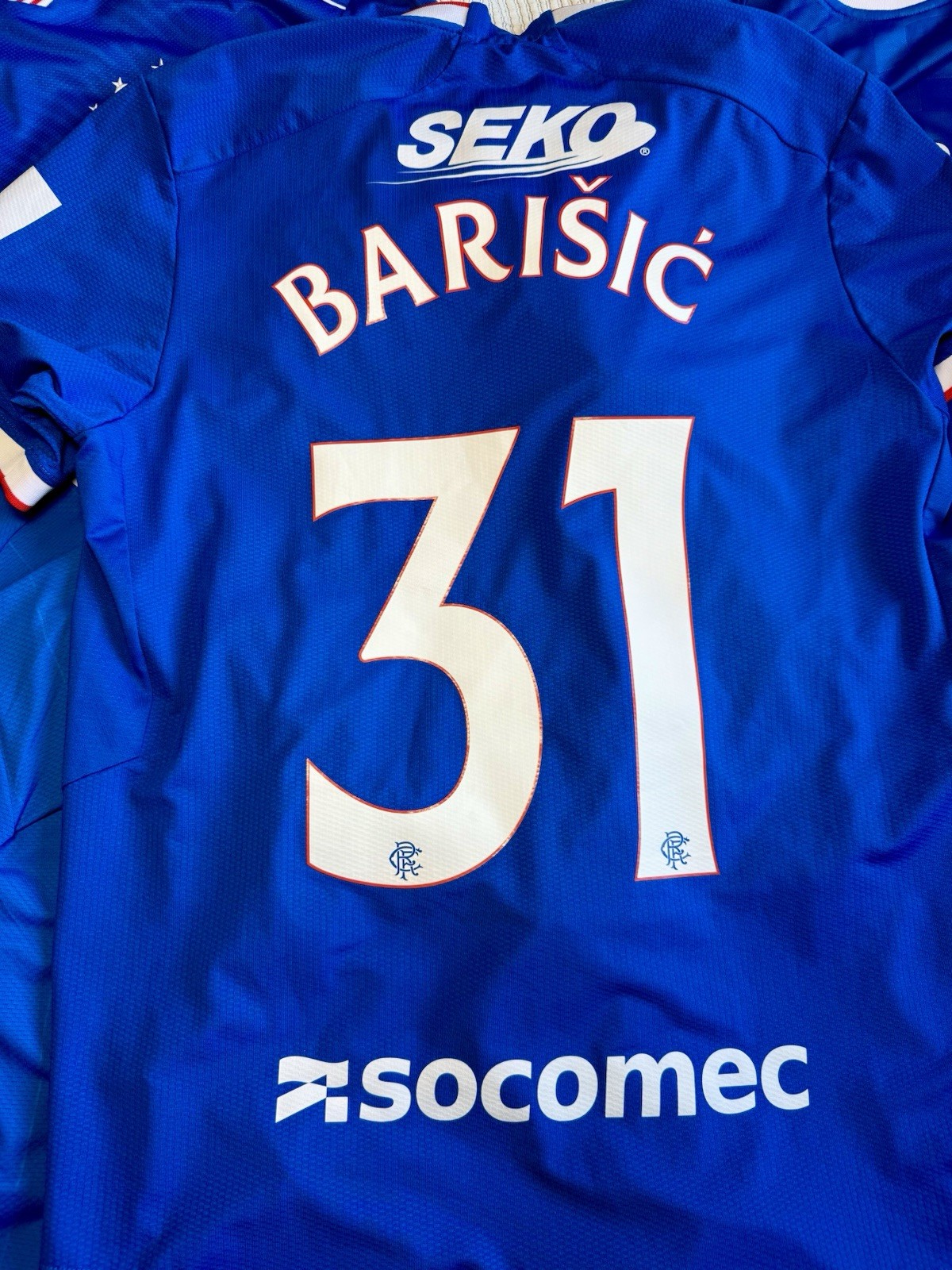 Rangers Match Worn Shirt for sale on Ebay
