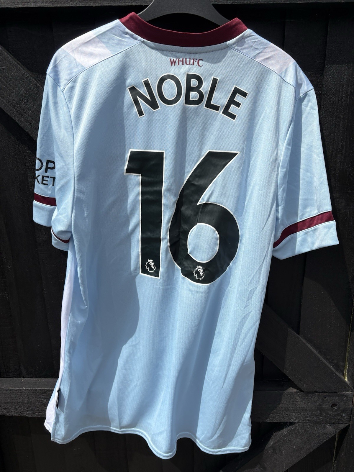 West Ham FC Away Shirt - Mark Noble - XL for sale on Ebay