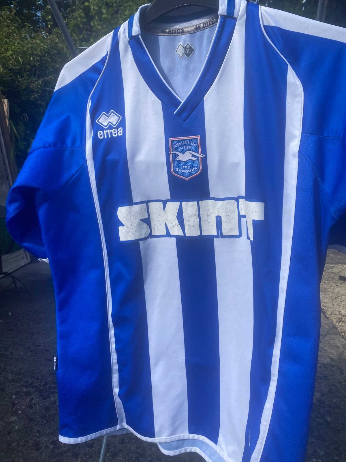 Brighton and Hove Albion replica home shirt for sale on Ebay