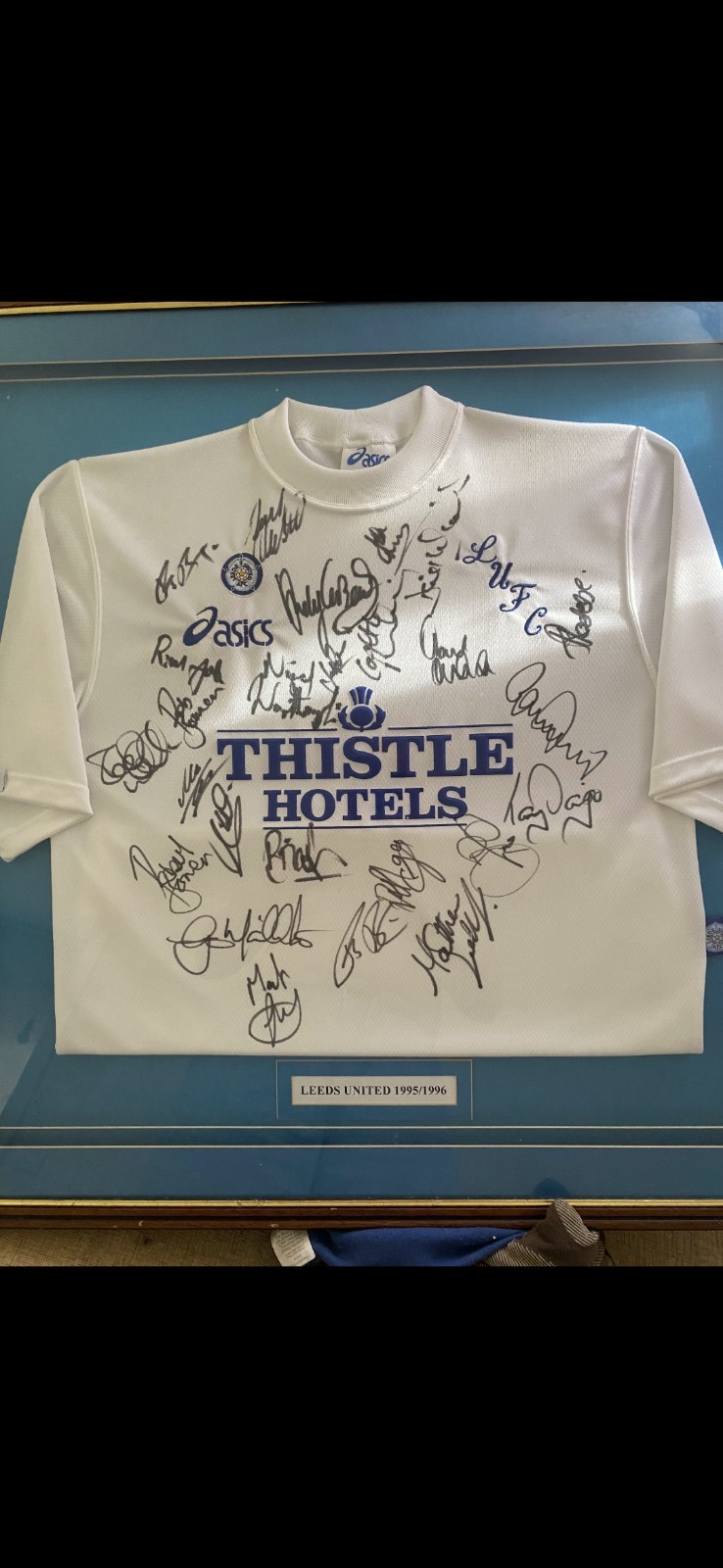 Leeds United 1995/96 Signed Home Shirt for sale on Ebay