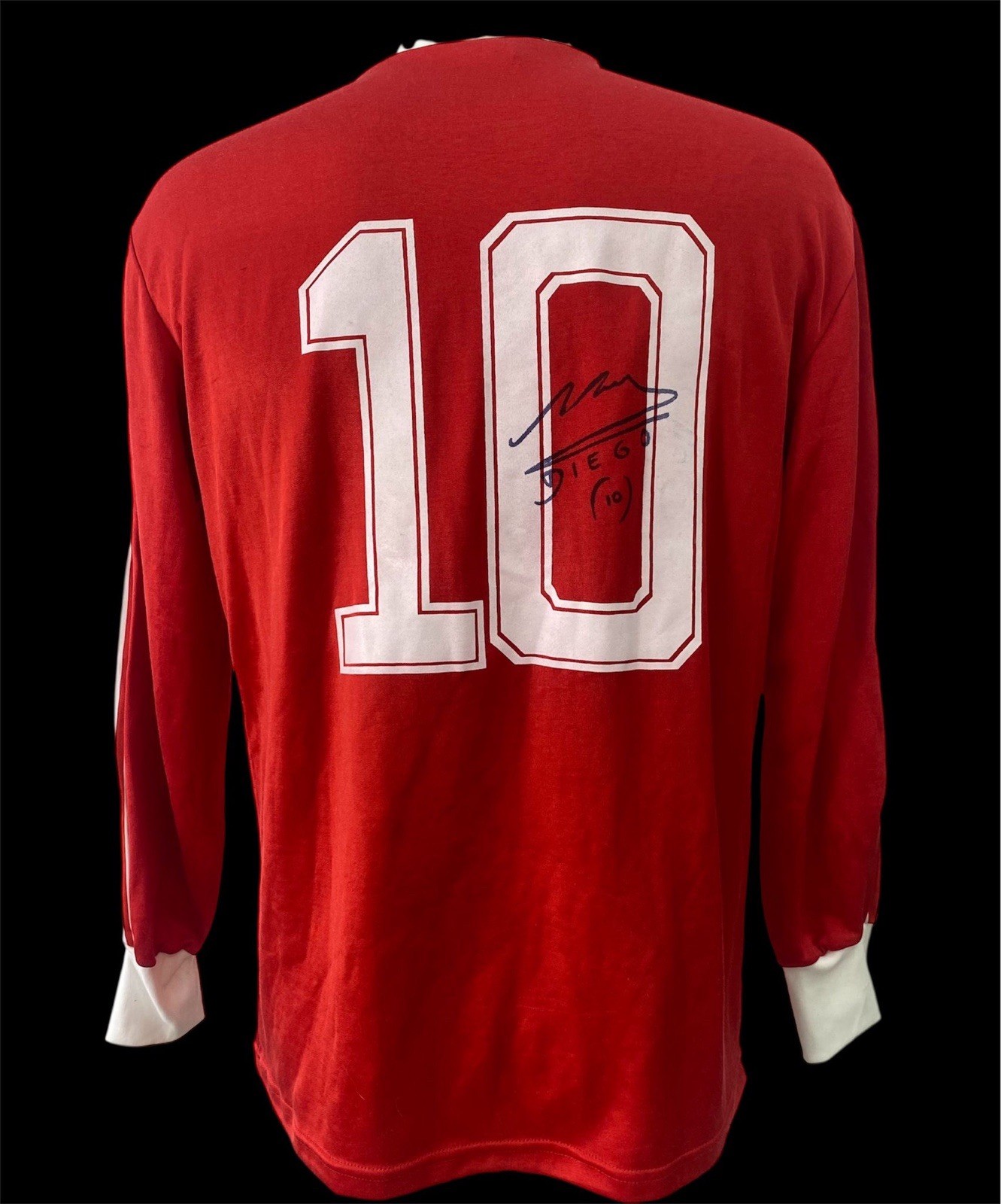 Maglia Calcio Argentinos Juniors Vintage Signed Maradona N10 Adidas for sale on Ebay