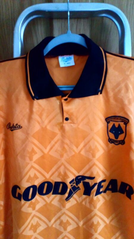 Wolverhampton Wanderers / Wolves football shirt Home Season 1990/92 Size L for sale on Ebay