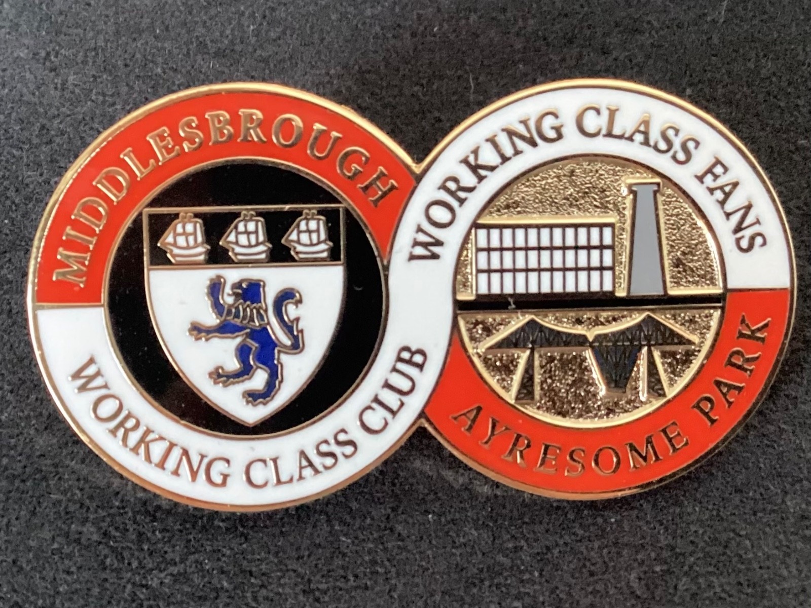 Middlesbrough FC Heritage Soccer Football Club Enamel Pin Badge for sale on Ebay
