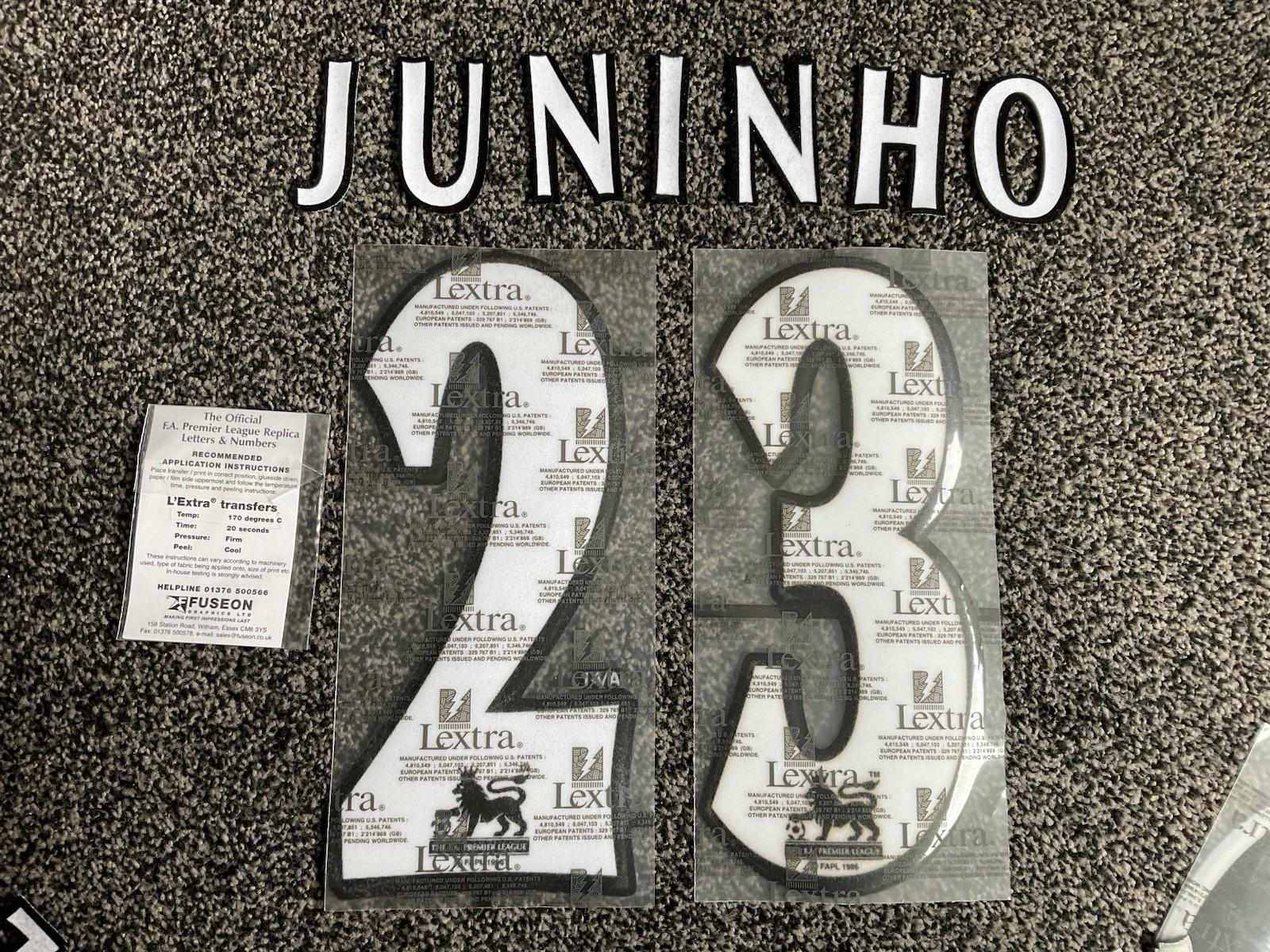 Middlesbrough Shirt Jersey NameSet brazil JUNINHO 23 1997-2007 Official lextra for sale on Ebay