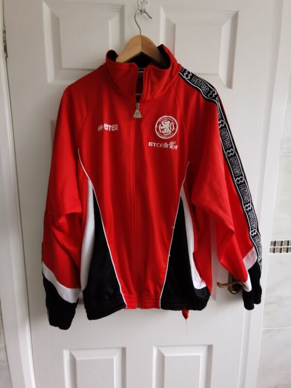 96-97 Large, Mens Red, White & Black Errea Middlesbrough Football Tracksuit   for sale on Ebay