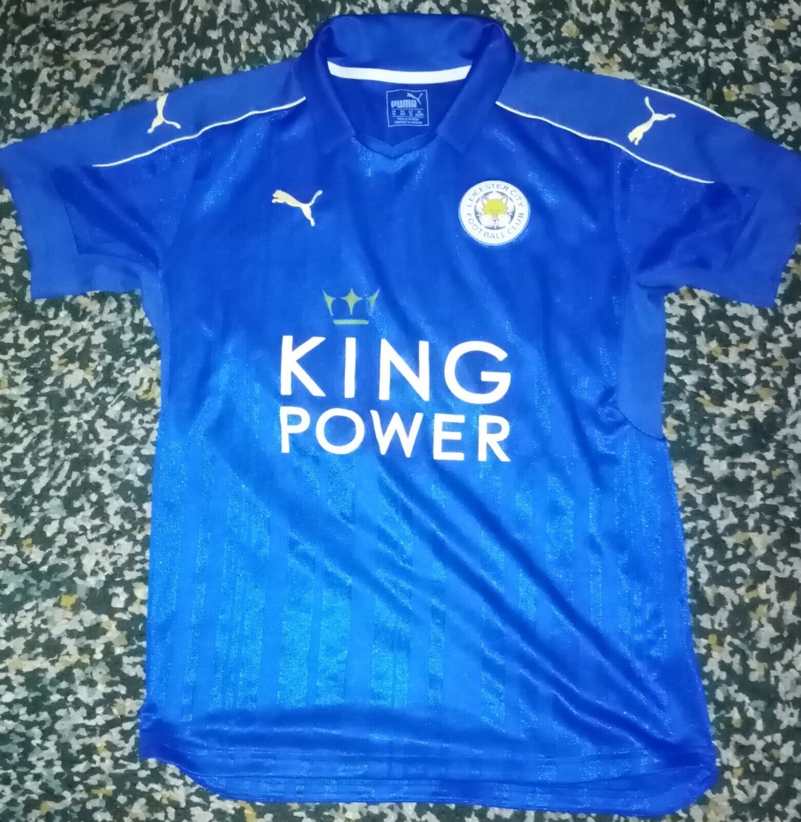 Leicester City Shirt Childrens Vintage Retro Large Boys LCFC Puma Foxes 2016/17  for sale on Ebay