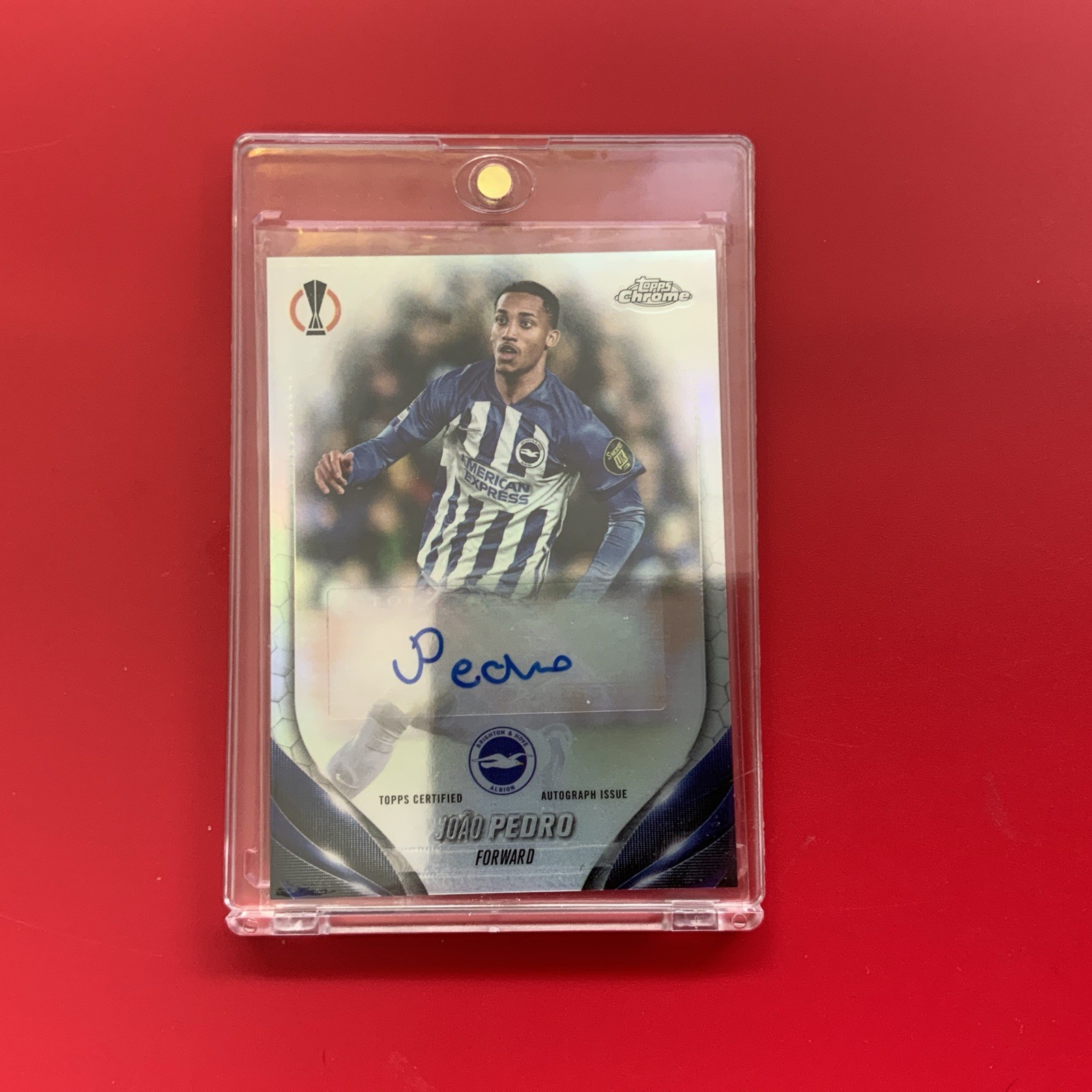 Joao Pedro Topps Chrome Auto Brighton  for sale on Ebay
