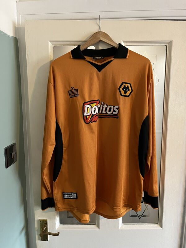 Wolverhampton Wanderers Wolves 2003 Doritos Shirt for sale on Ebay