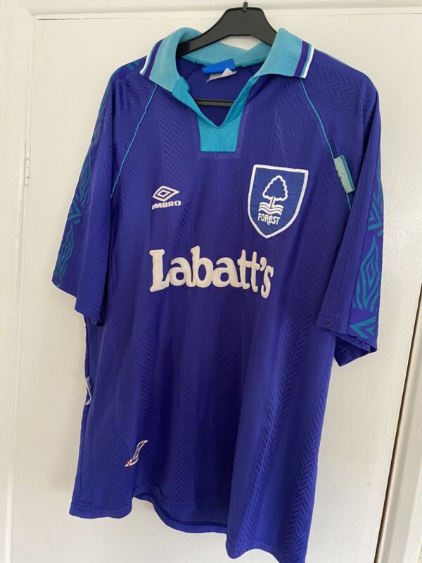 Nottingham Forest Vintage Away Shirt 1993/94 (XXL) Umbro Good Condition for sale on Ebay