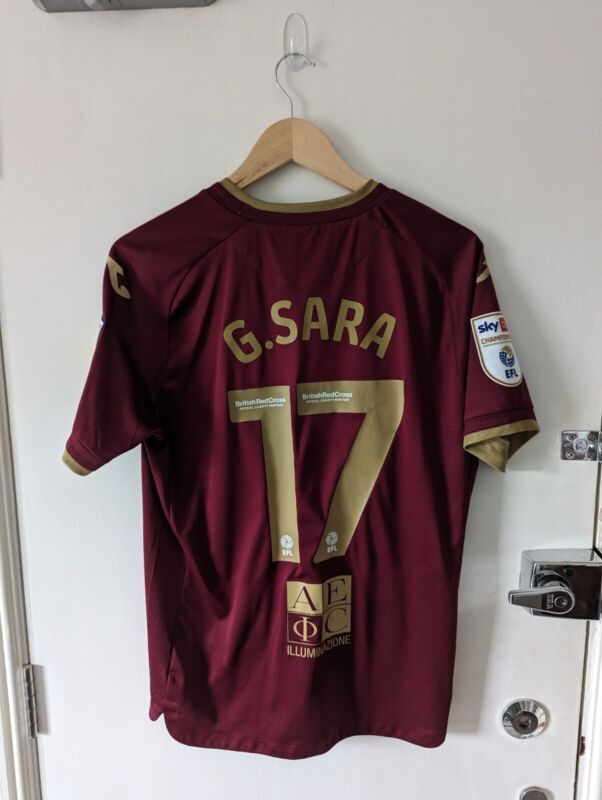 Norwich City 2022-2023 Away Football Shirt - Size MEDIUM M - Printing G. SARA 17 for sale on Ebay