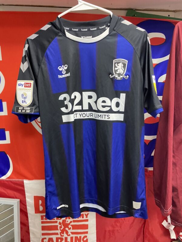 middlesbrough football Shirt. Matchworn Marvin Johnson. 2020/2021 Size Medium for sale on Ebay