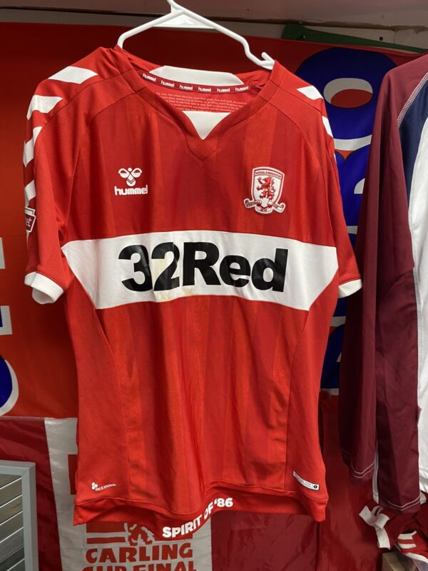 middlesbrough football shirt. Matchworn Lewis Wing V Birmingham 2019/2020 for sale on Ebay