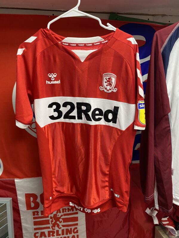 middlesbrough football shirt. Matchworn Martin Braithwaite 2019/2020 Size Small for sale on Ebay
