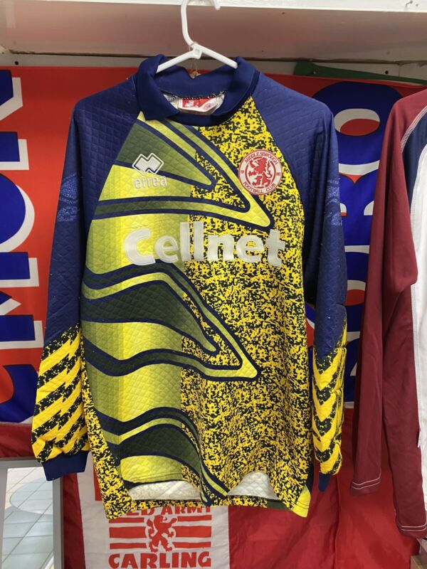 vintage middlesbrough shirt 1995/1996 Goalkeeper Shirt Size Small for sale on Ebay