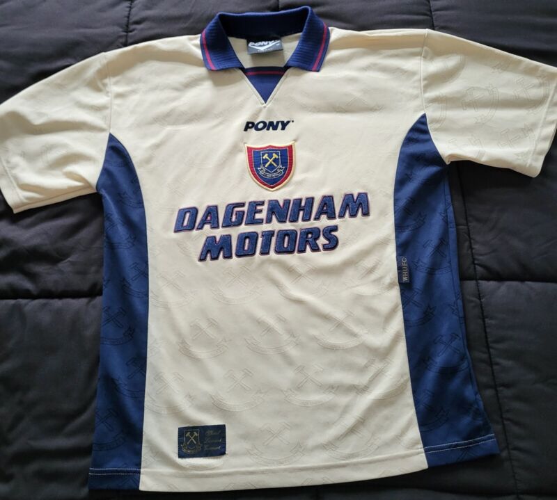 West Ham Third Shirt 1996 1997 Mens Size Medium for sale on Ebay