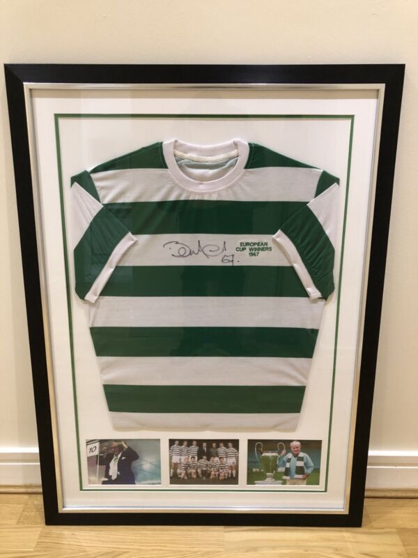 Celtic FC Signed Memorabilia, Bertie Auld Hand Signed Jersey, Lisbon Lions 1967 for sale on Ebay
