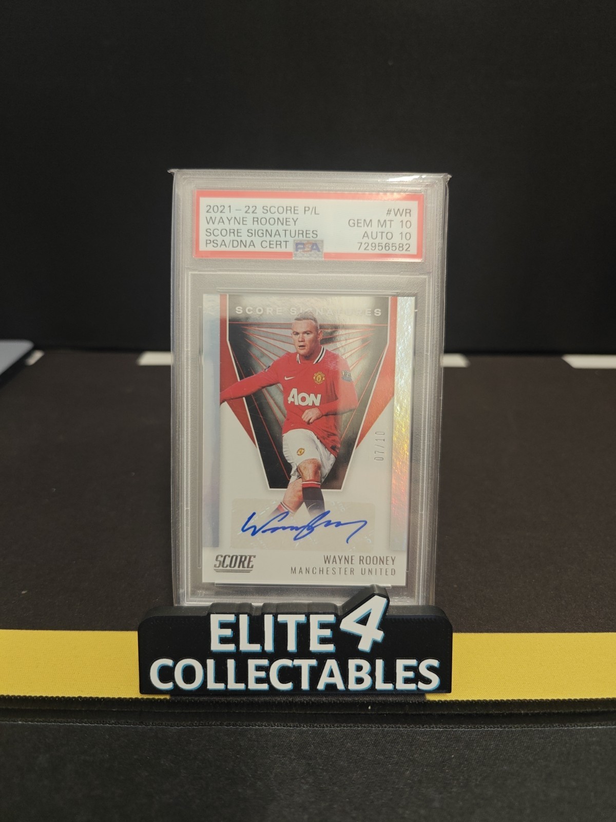 2021-22 Score P/L Wayne Rooney Autograph Manchester United for sale on Ebay