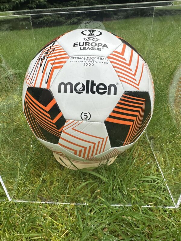 Brighton&hove Albion Hand Signed Europa League Football 23-24  for sale on Ebay