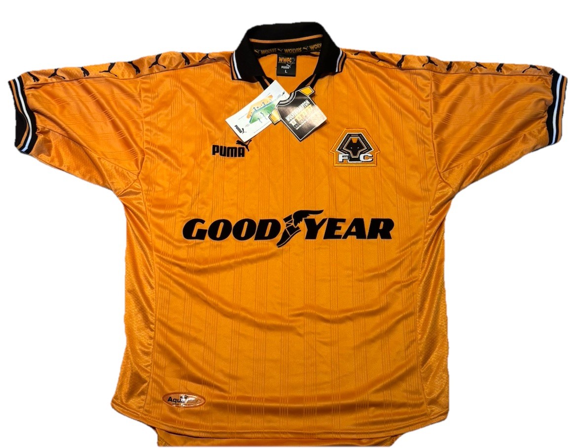 Puma Wolverhampton Wanderers 1998/2000 home shirt (Size L) for sale on Ebay