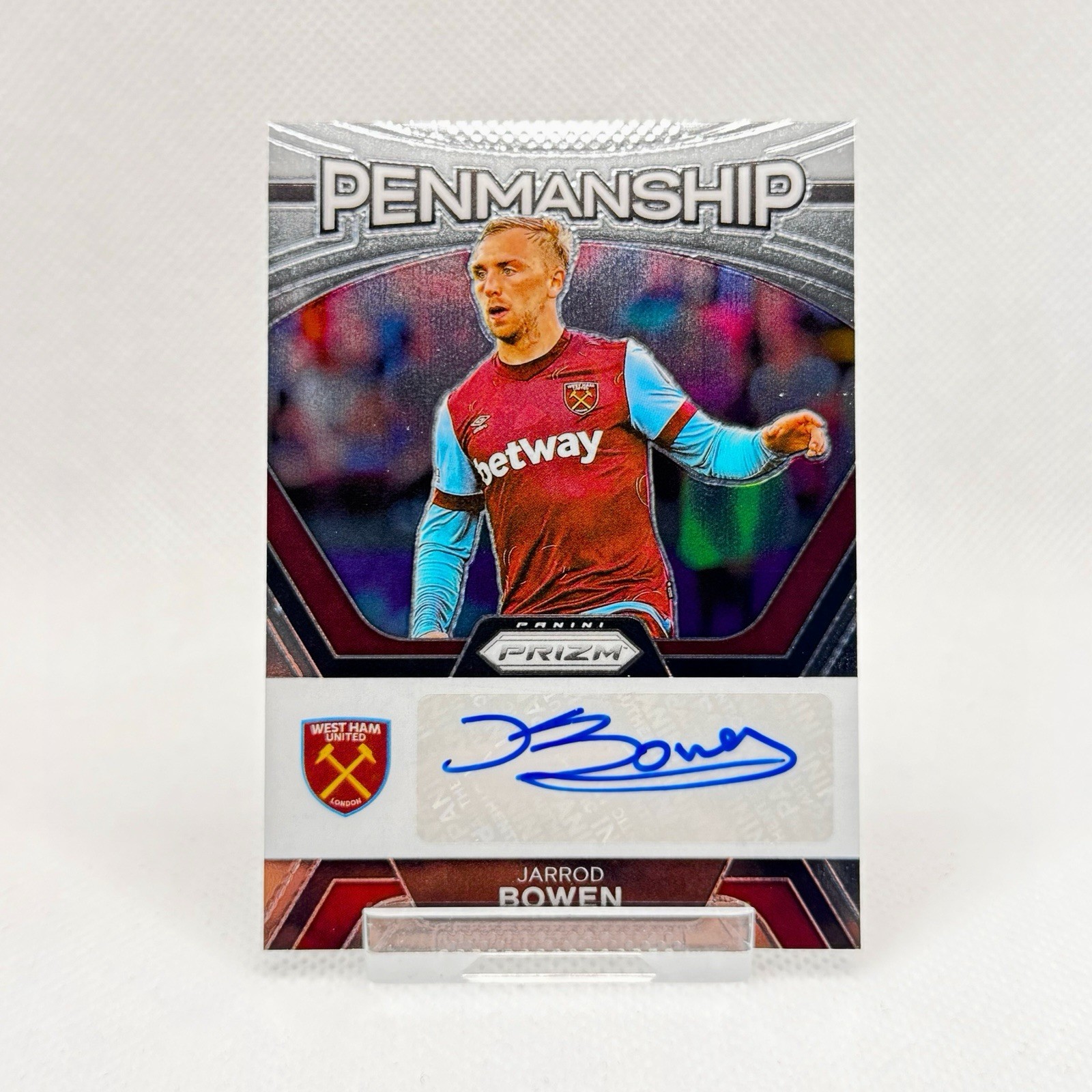 2023-24 Panini Prizm EPL Jarrod Bowen Penmanship Autograph Auto - West Ham Utd for sale on Ebay