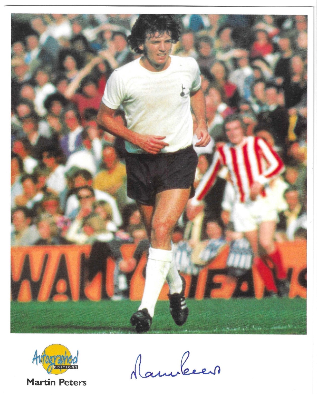 1966 FOOTBALL WORLD CUP, MARTIN PETERS SIGNED PHOTOGRAPH, WEST HAM & ENGLAND. for sale on Ebay