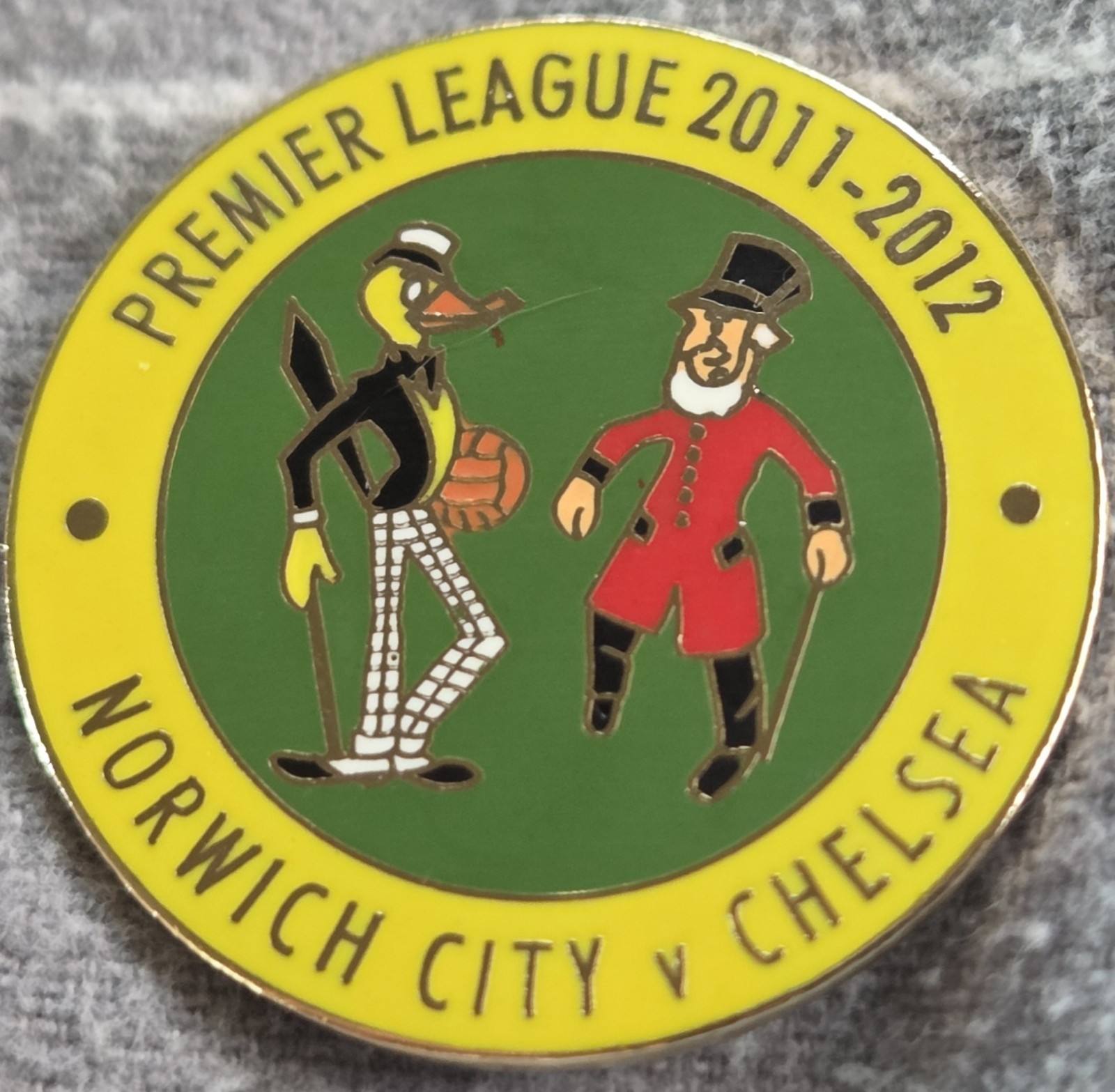 Chelsea FC Badge - NORWICH v CHELSEA 2011/12 MATCH BADGE  for sale on Ebay