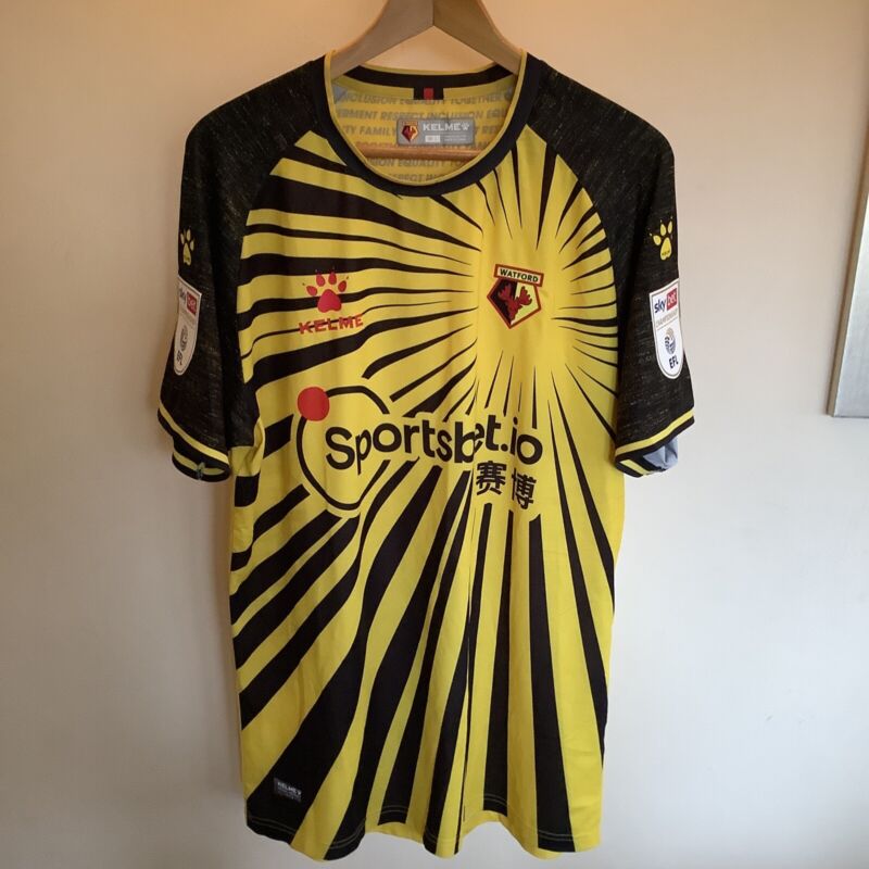 Watford FC 2020/2021 Home Shirt Large for sale on Ebay