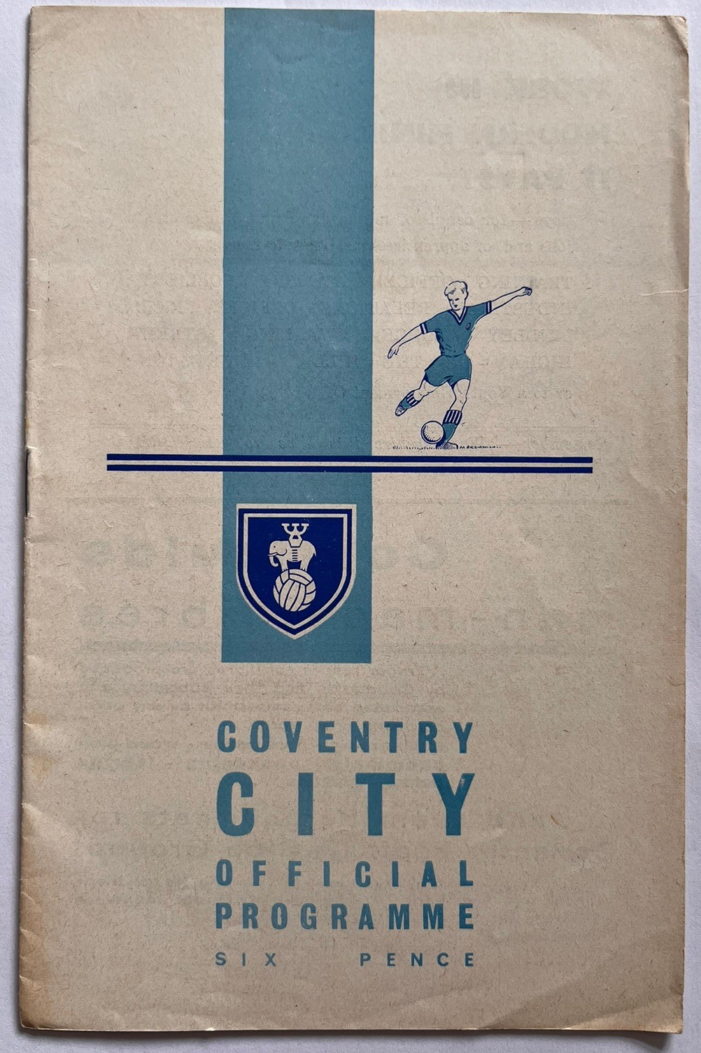 Coventry City v Swansea Town League Cup 26th September 1962 for sale on Ebay