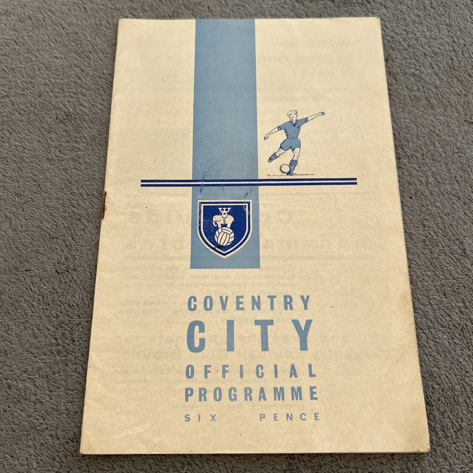 Coventry City V Sunderland 1963 fa cup round 5  for sale on Ebay