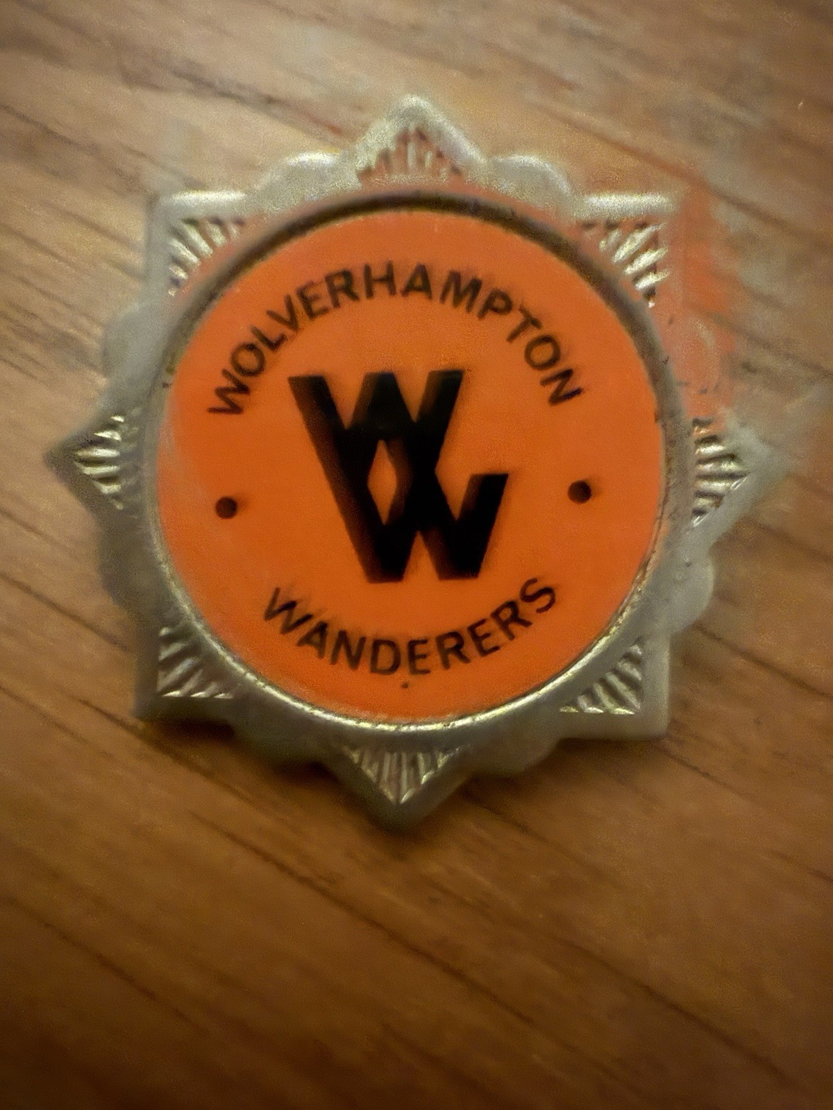 Very Rare Wolves Football  Sports badge 70s for supporter fan for sale on Ebay