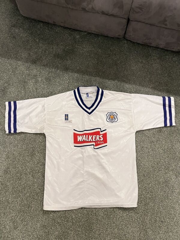 Leicester City White Away Shirt 1996-97 for sale on Ebay